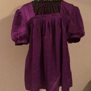 NWT Kenar Purple Shirt- perfect for fall Size 6